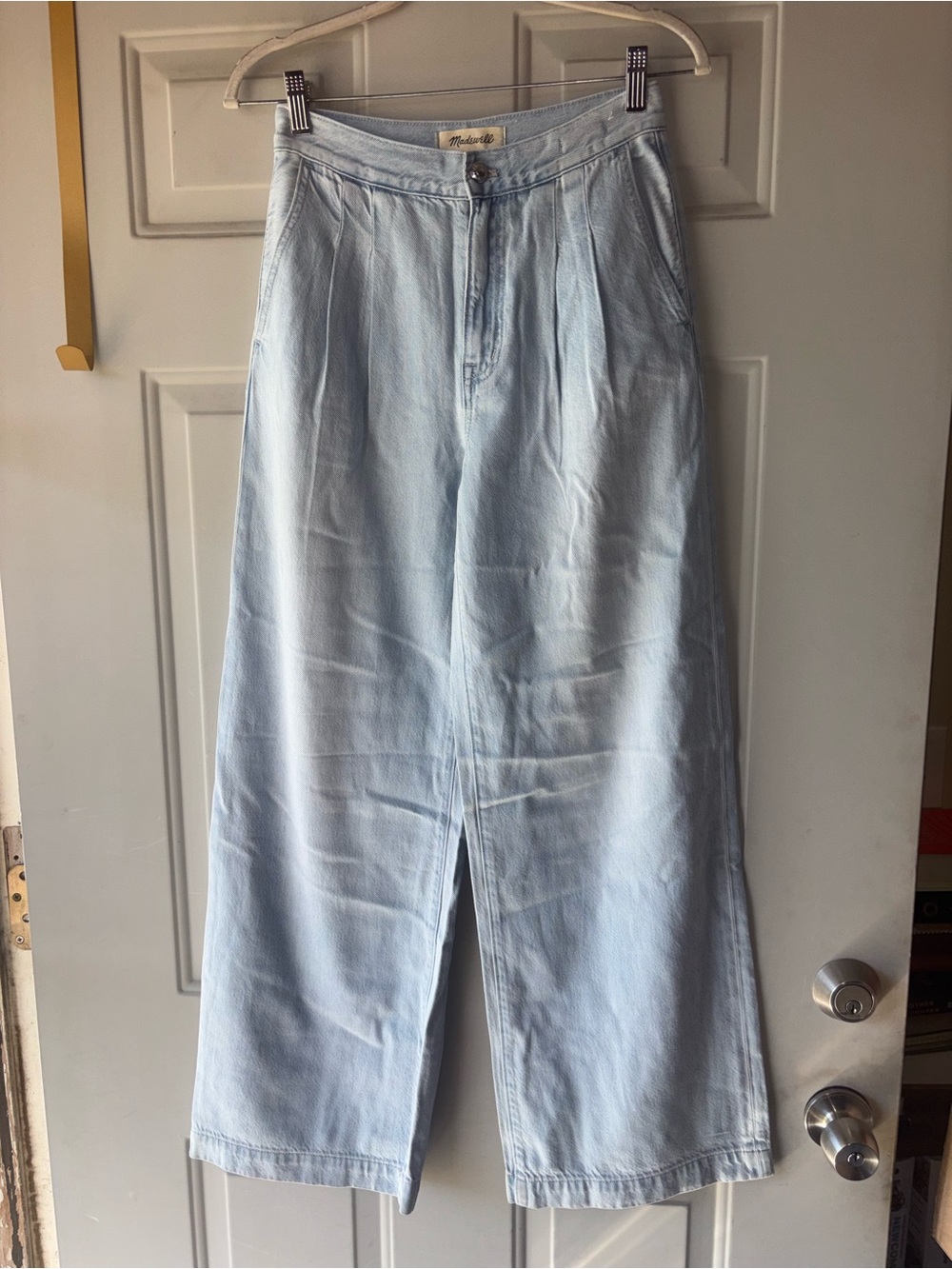 Madewell The Harlow wide leg trouser jeans size 23